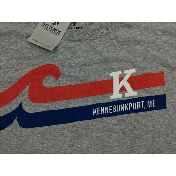 Artisans Kennebunkport Maine Long Sleeve Souvenir Tee T-shirt Large NWT - Picture 2 of 4